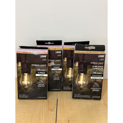 #ad #ad Feit Electric S14 LED String Light Replacement Bulbs 2200K Warm White 16 Pack $24.99