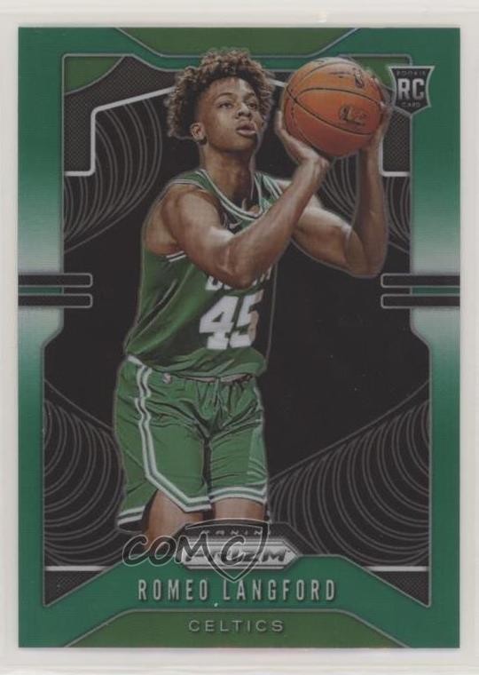 2019-20 Panini Prizm Rookie Green Prizm Romeo Langford #260 Rookie RC