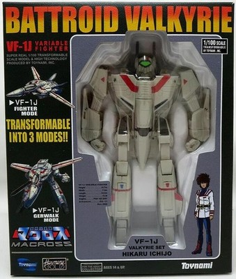 Macross 1/100 Vf-1j Ichijo Valkyrie Macross Saga: Retro Transformable Collection