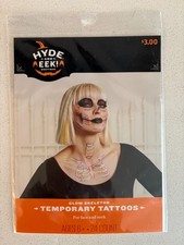 Hyde and EEK Glow Skeleton Temp Tattoos - New