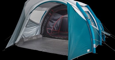 Decathlon Quechua 5.2 Fresh And Black Air Seconds Familien Zelt