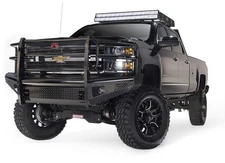 Fab Fours CH05-S1360-1 03-06 Silv 2500/3500 Front Ranch Bumper Guard/Tow Hooks