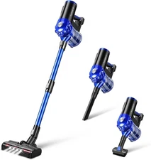 Cordless Vacuum Cleaner 28KPa Powerful Suction 2-in-1 Stick & Handheld Vacuum