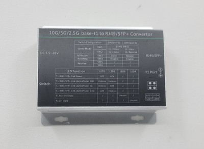 InnoMaker 2.5G/5G/10G base-T1 To SFP+/RJ45 Converter