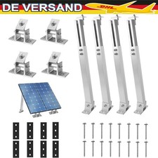 PV Aufständerung Solarmodul Halterung Balkonkraftwerk Flachdach Montage 2 Paar