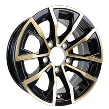 eCustomrim Brushed Gold Aluminum Trailer Wheel 14X5.5 14" Edge 5 Lug On 4.5"
