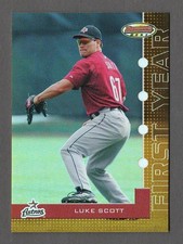 LUKE SCOTT 2005 Bowman's Best GOLD Parallel Card FY RC #33 #04/25 Rookie Astros. rookie card picture