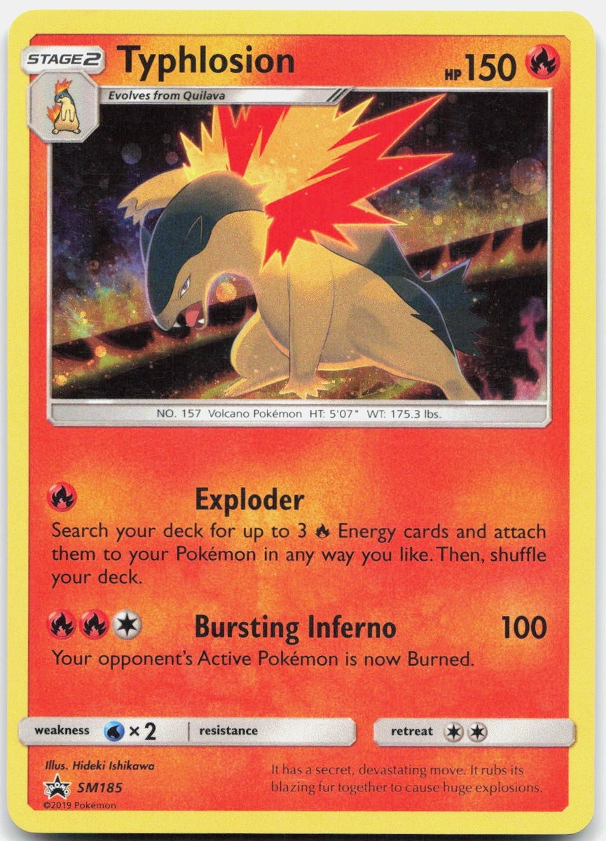 Typhlosion - #SM185 SM Promos Holo NM | eBay