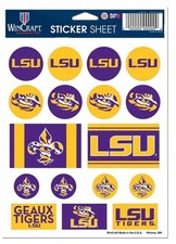 LSU Tigers 5 x 7 Sticker Sheet Free Shipping
