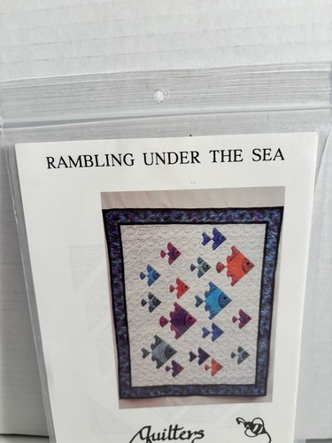 Vintage Quilt Pattern "Rambling Under the Sea" Complete and Unused Fish 1993 - Picture 3 of 6