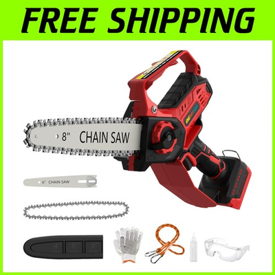 #ad Cordless Mini Chainsaw 8 IN 1 and 6 IN 1 Electric Saw for Milwaukee M18 $110.69