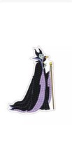 Disney 100 Craft Buddy Crystal Art Sticker Maleficent 030 New