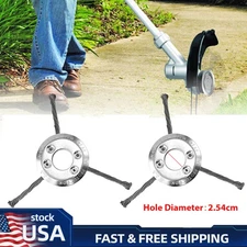 2pcs 7“ 3 Blades Wire Grass Trimmer Head Tool Lawn Mower Weeding Brush Cutter