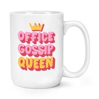 BüRo Gossip Queen 426Ml Groß Becher Tasse Sarcastic Best Toll Arbeit Geburtstag