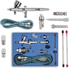 Airbrush Kit with Different Nozzle and Needle...