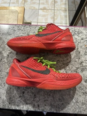 Size 9.5 - Nike Kobe 6 Protro Low Reverse Grinch - image 1 of 4