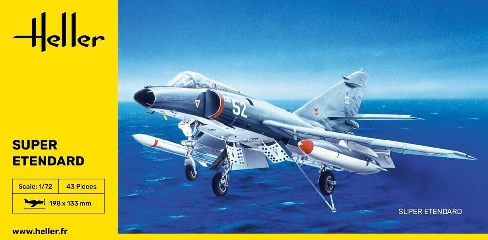 Heller 80360'' Super Etendard Model Kit, 1:72 Scale