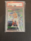 2024 Panini Prizm Bo Nix Fireworks RC Green Ice Rookie #23 Broncos PSA 10