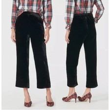 J. Crew Pull-on Peyton Pant in Velvet Black AB650 Size 4