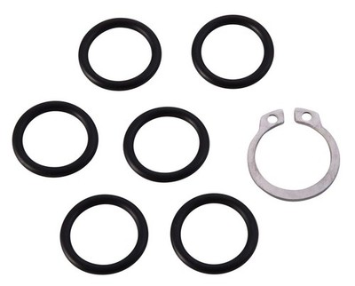 Replacement ORing Kit for Garden Hose Fittings, Black, Durable Quality