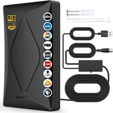 2025 TV Antenna Indoor Antenna for Smart TV, 2200 Miles Long Range Reception