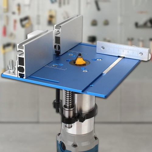 Router Lift System with Top Plate Professional Benches Router Flip Plate - Picture 4 of 7