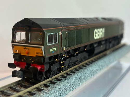 Spur N - Graham Farish 371-398 Class 66 66779 "Evening Star" in BR grün (GBRF) | Condition: Used