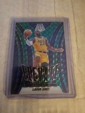 2024 25 Panini Mosaic Green Ice Elevate #13 Lebron James Los Angeles lakers