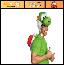 Men's Yoshi Costume Accessory Kit - Adult Halloween Outfit, Cosplay Props, Fun D