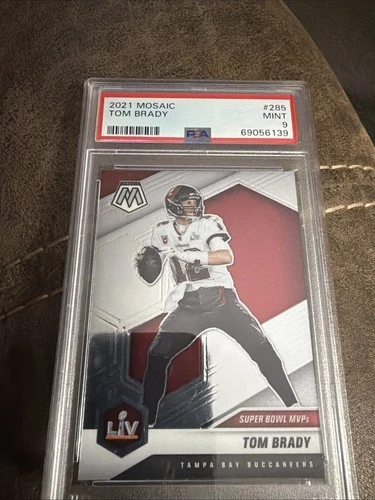 2021 Panini Mosaic Tom Brady #285 PSA 9 Buccaneers