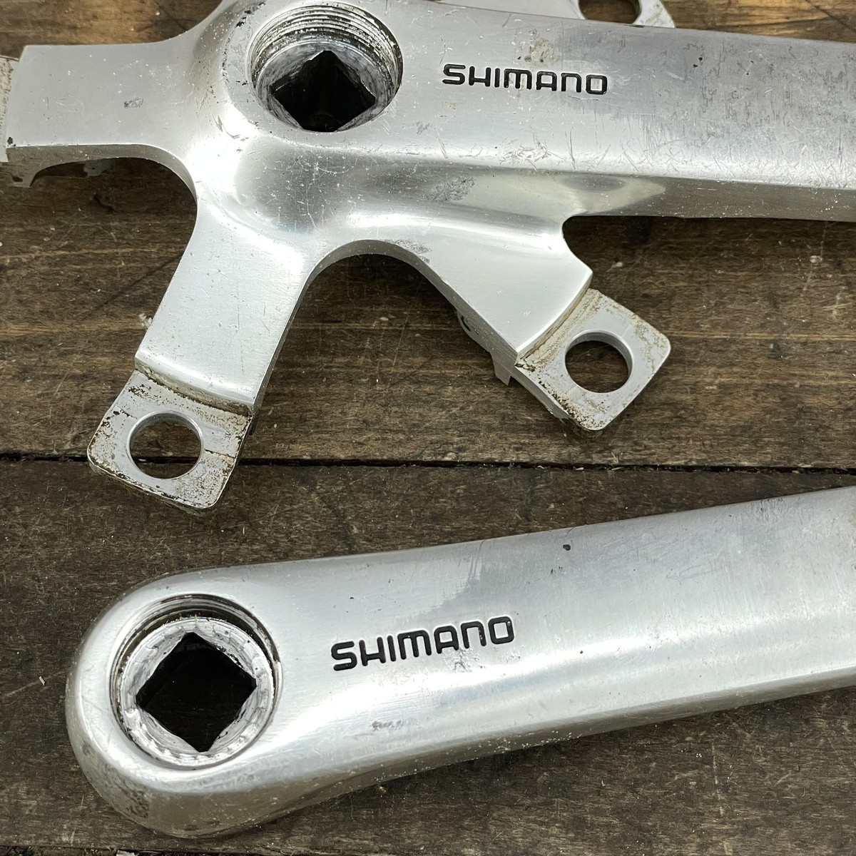 Vintage Shimano Deore XT FC-M730 Crank Arms 175mm 110BCD Square