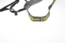 Nikon Neck Strap 1.5" Black Yellow Stitch D800 G084