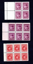 Canada Sc. 252a, 252c and 254a, VF, MNH