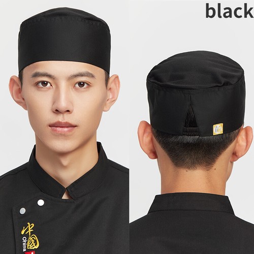 Unisex Japanese Chef Hat Restaurant Bar Work Cap Headscarf Elastic Adjustable - Picture 6 of 7