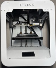 Toybox 3-D Printer Alpha One TESTED With Charger, Filament, And Filament Holder