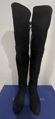 Stuart Weitzman Lowland Suede Thigh-High Boots 8.5 B NIB