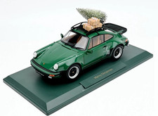 NOREV 1/18 Porsche 911 Turbo 3.3 1980 Green Christmas Diecast Car Model