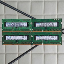 Samsung DDR3 2GB 1600MHz PC3-12800 SO-DIMM 4 Module Total 8GB Laptop Tested