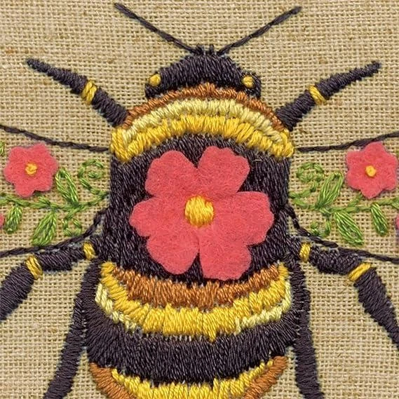 Dimensions - Bee Kind -  Embroidery Kit, inc hoop - Image 3 of 4
