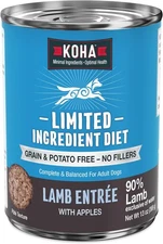 KOHA Limited Ingredient Diet Lamb Entrée for Dogs - 13 Ounce (Pack of 12) 