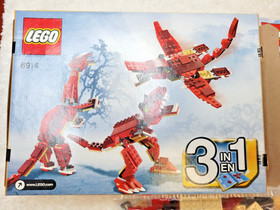 LEGO Creator 6914 Prehistoric Hunters 3-in-1 Complete w/ Box & Manuals Retired.