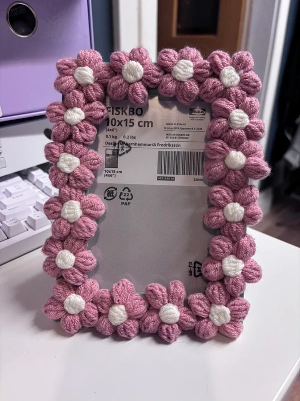 Handmade Crochet Photo Frame image 2