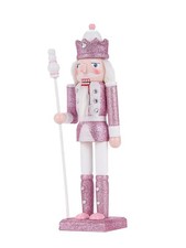 11.8" Wooden Nutcracker Soldier Ornament Christmas Decoration for Shelves Tables