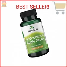 Swanson Acidophilus & Apple Pectin 90 Capsules