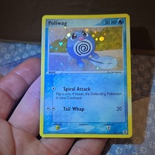 Pokémon TCG Poliwag EX FireRed & LeafGreen 75/112 Holo Common English 50HP 2004 on eBay