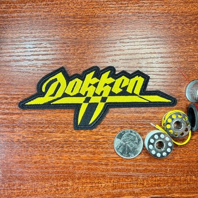Dokken Patch 80s Glam Heavy Hard Rock Metal Music Embroidered Iron On 2x5''