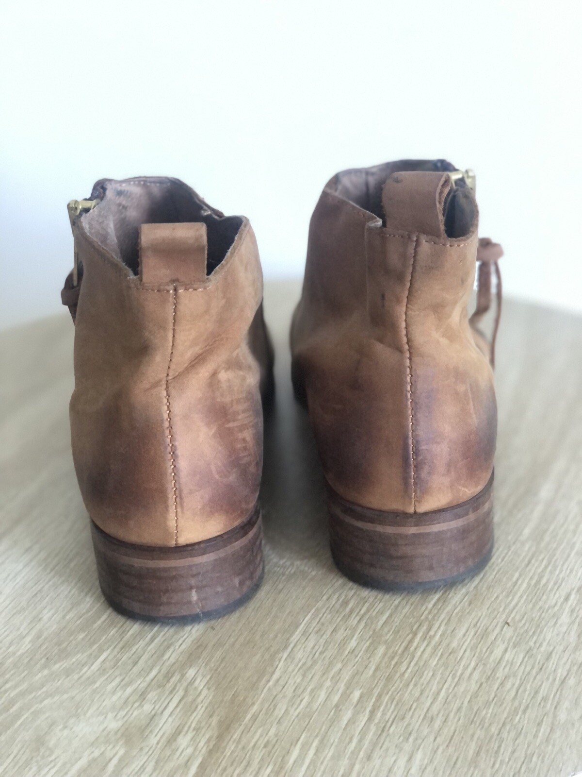 ‘Office London’ Women’s Leather Size 39 tan ankle boots eBay