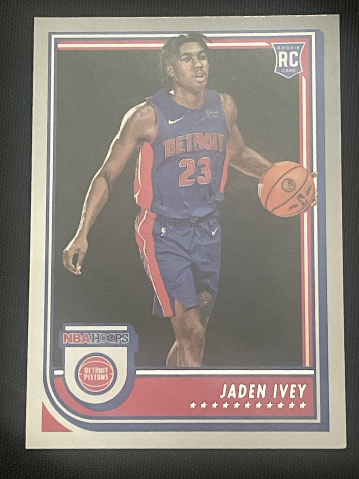 2022-23 Panini NBA Hoops Rookie RC Jaden Ivey #235 Detroit Pistons