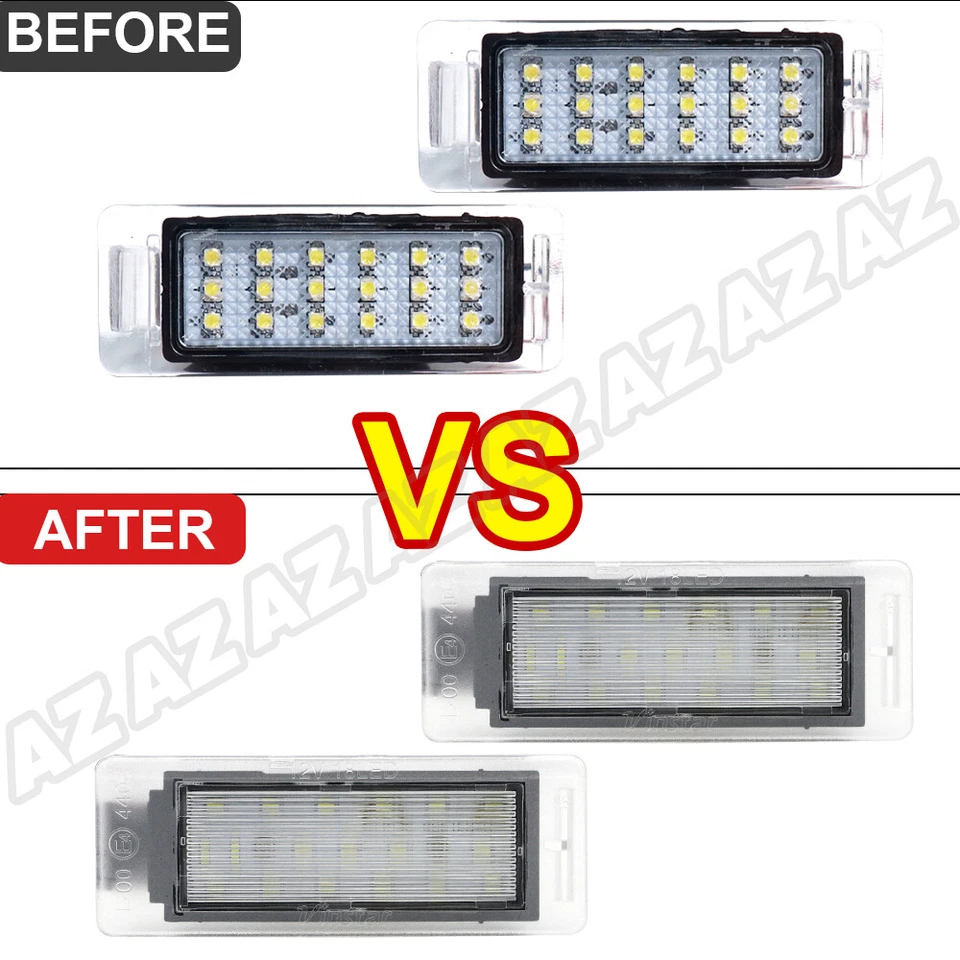 LED White License Plate Light Lamp For Chevy Corvette Cadillac Buick GMC 2012-20 - Image 3 of 4