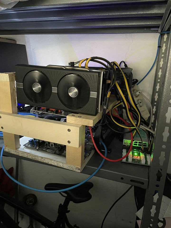 mining rig 130 Mh/s Rx 570/580/480/6700xt - Immagine 2 di 3